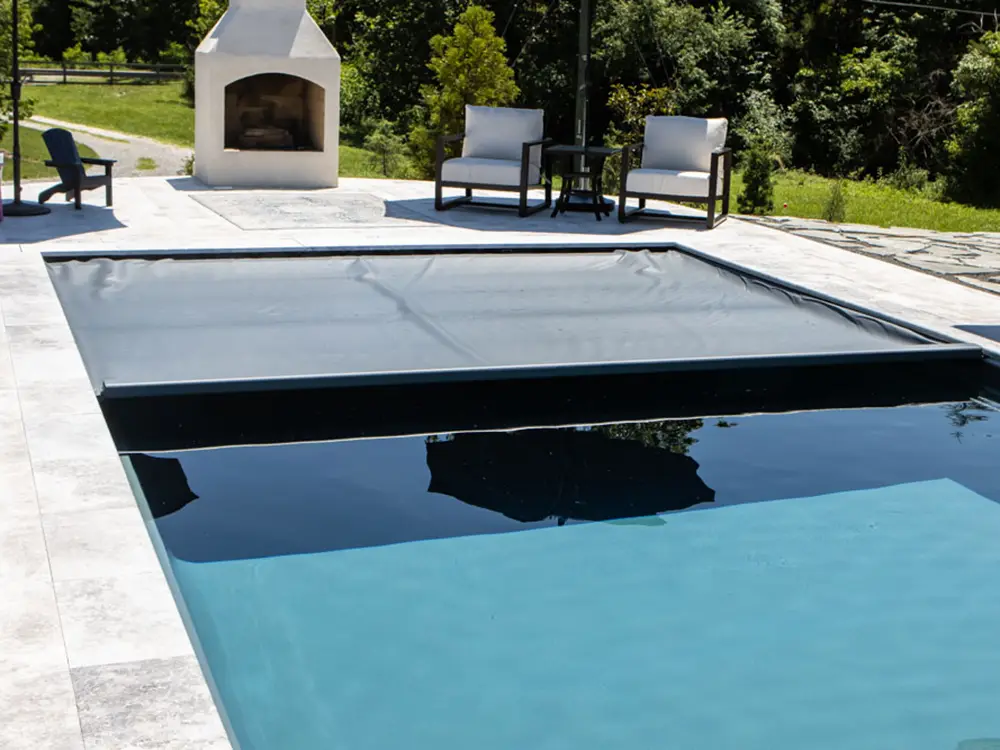 Practical and aethestic considerations when choosing a pool cover color