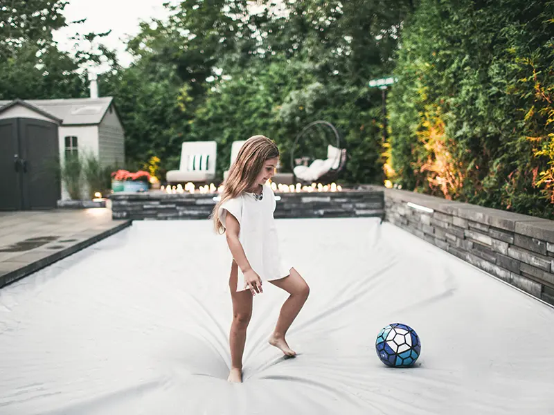 Built to ASTM Standards Integra pool covers add a trusted layer of security to your pool